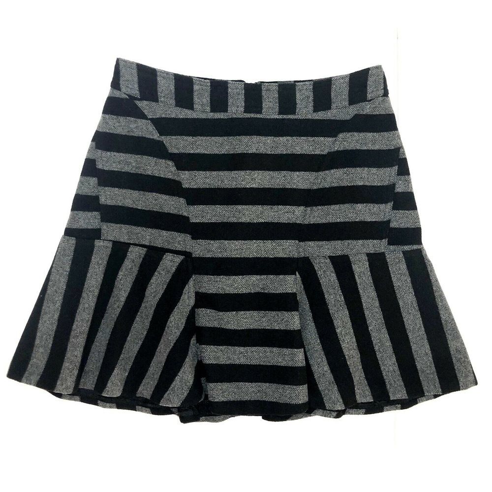 🌸Worthington A-Line Short Skirt Wool Blend Size 4